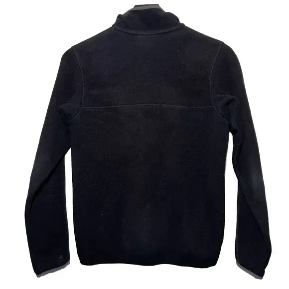 Patagonia Lightweight Synchilla Snap-T Pullover Men's XS Black